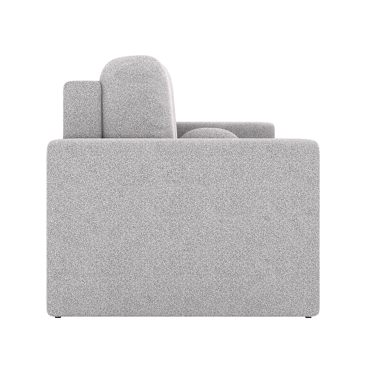 Вайли / Диван - кровать 3-х местн. Экомех fluffy 81 сильвер